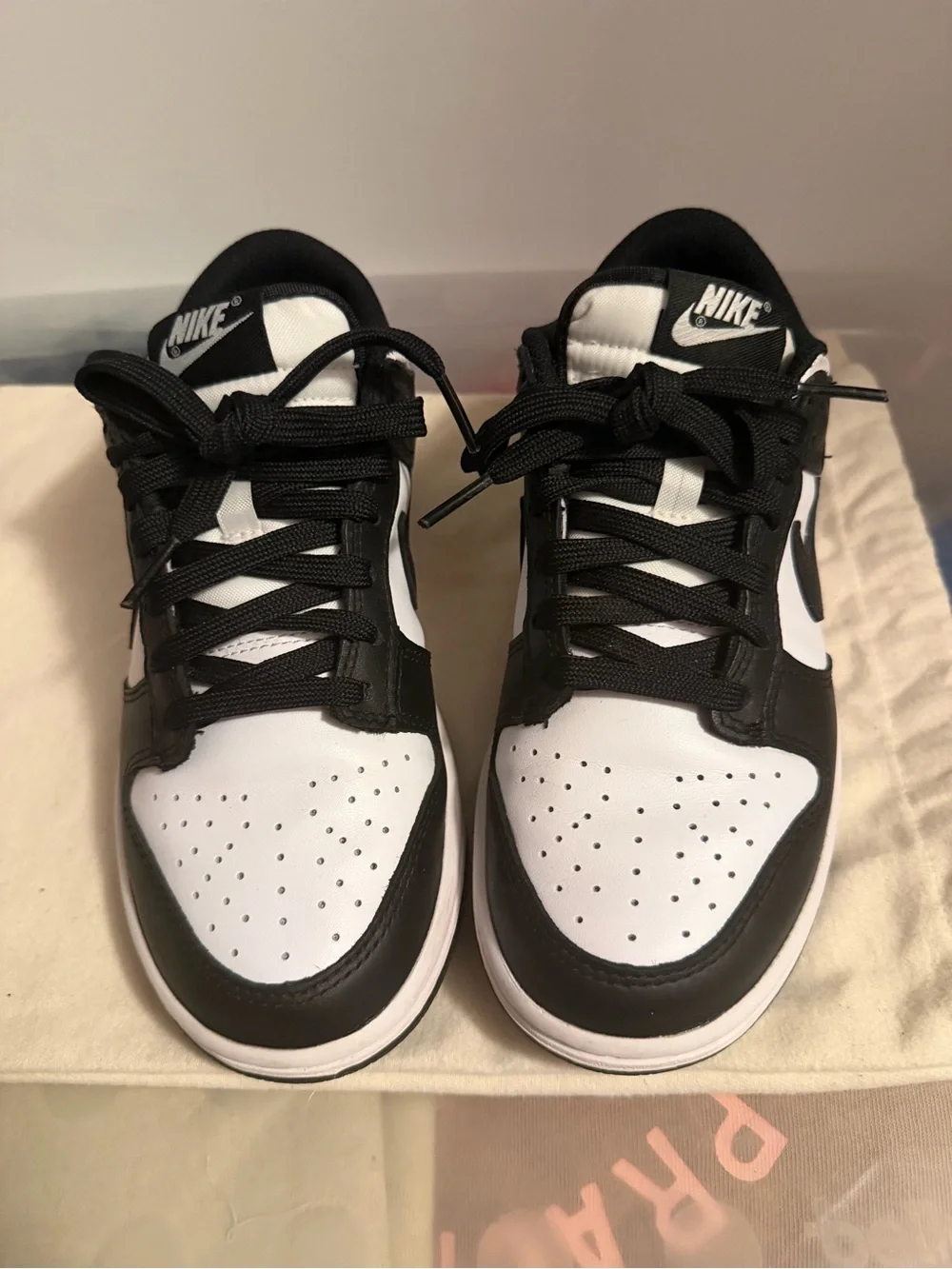 Nike Black and White Low-Top Sneakers